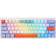 Клавиатура JEGG ZA63 Pro White Blue Orange (TNT Yellow)