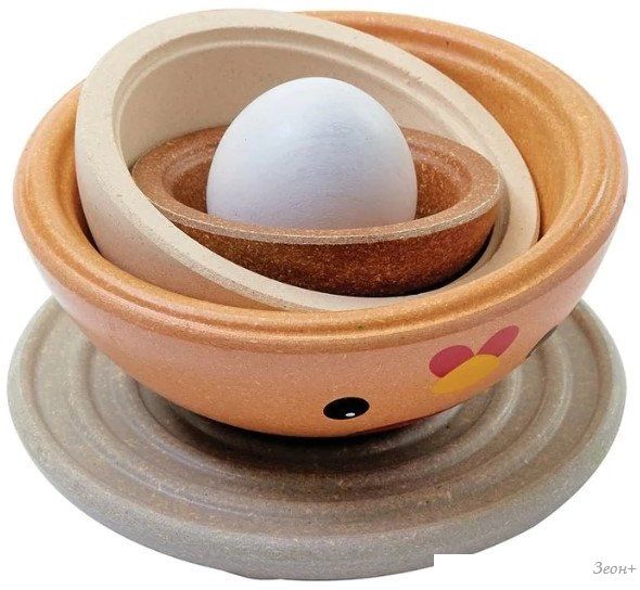 Пирамидка Plan Toys Курочки 5485