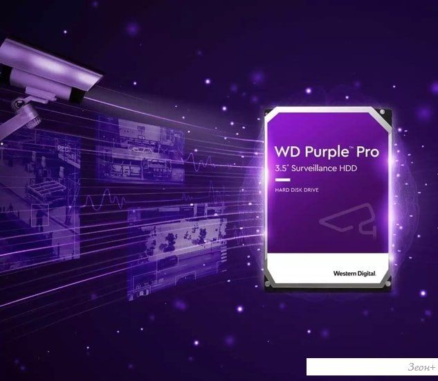 Жесткий диск WD Purple Pro 14TB WD141PURP