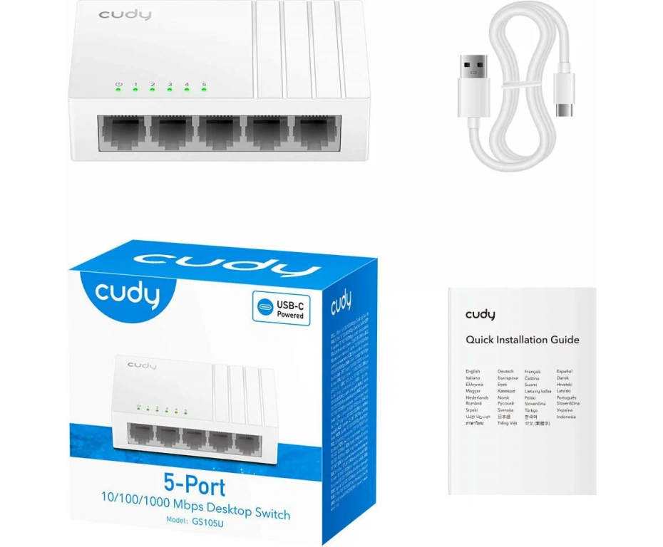 Коммутатор Cudy GS105U