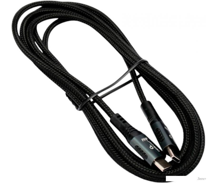 Кабель Cablexpert ССP-USB2.0-240W-1M USB Type-C -USB Type-C (1 м, черный)