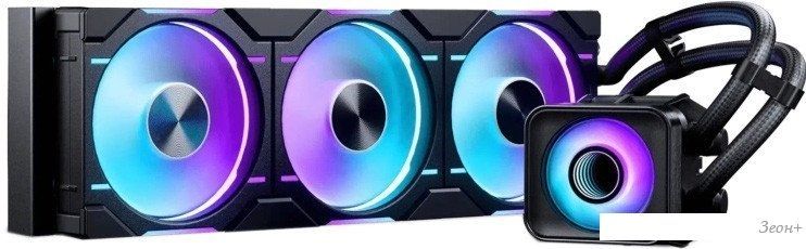 Система жидкостного охлаждения для процессора Phanteks Glacier One 360D30 Black X2 PH-GO360D30_DBK02