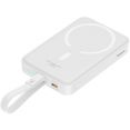 Внешний аккумулятор Baseus Magnetic Mini Wireless Fast Charge 20W 10000mAh (белый)