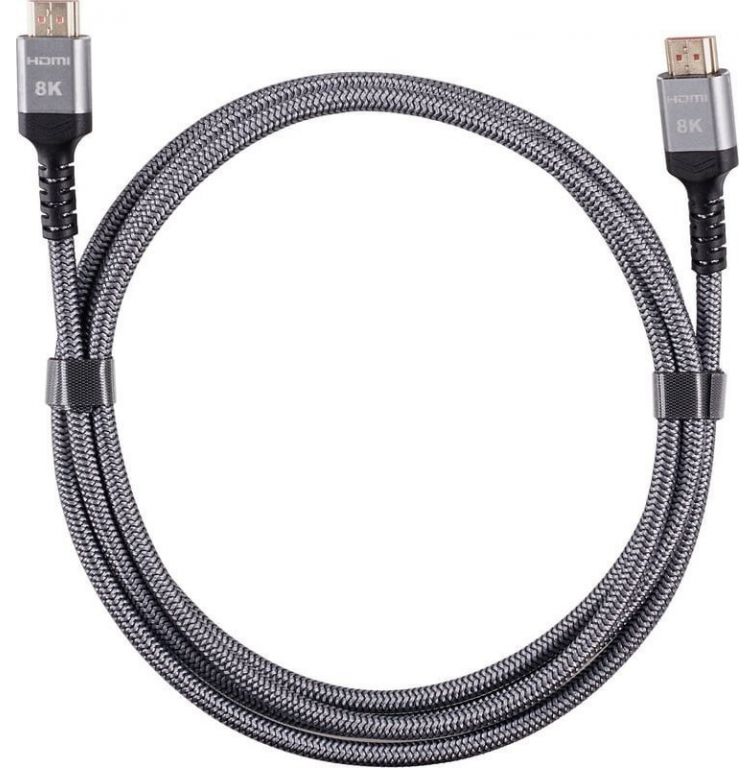 Кабель AOPEN ACG859A-2 HDMI - HDMI (2 м, серый)