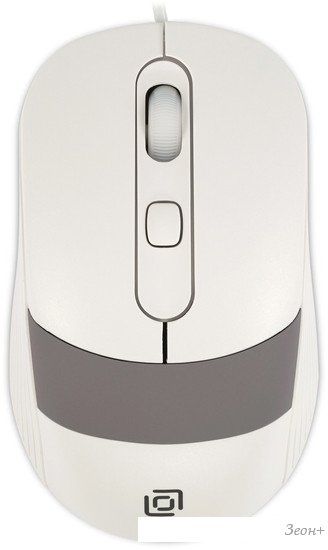 Мышь Oklick 310M (белый/серый)