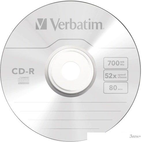 CD-R диск Verbatim 700Mb Verbatim DL Extra Protection 52x CakeBox 25 шт. 043432
