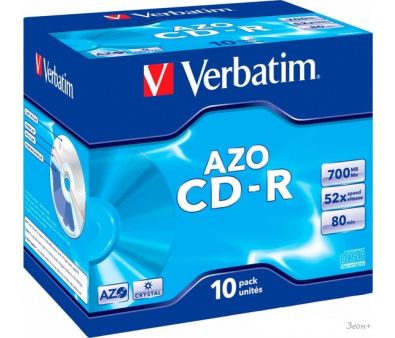 CD-R диск Verbatim 700Mb 52x 43327 (10 шт.)
