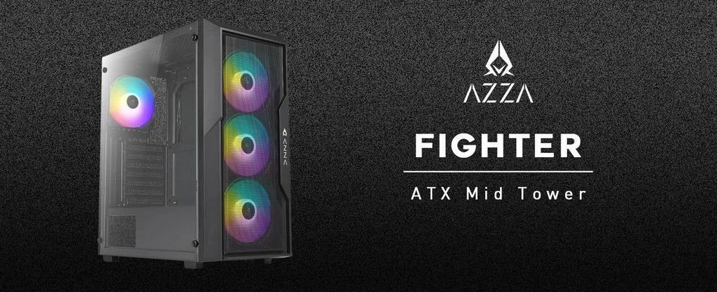 Корпус AZZA Fighter (черный)