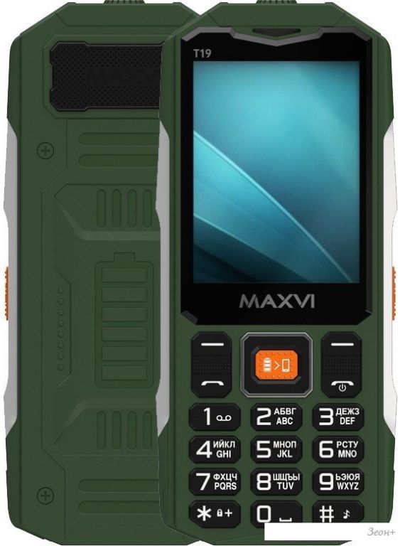 Телефон Maxvi T19 (зеленый)
