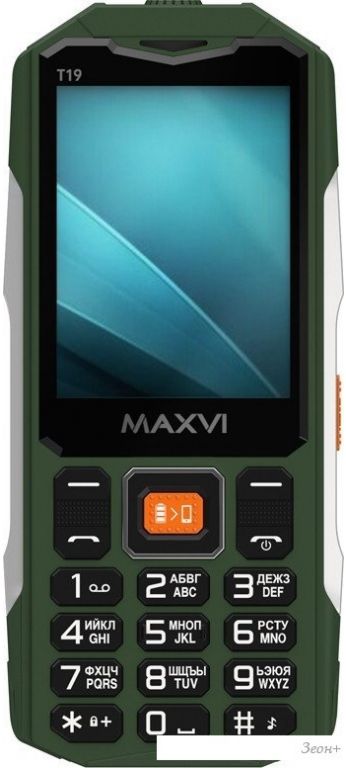 Телефон Maxvi T19 (зеленый)