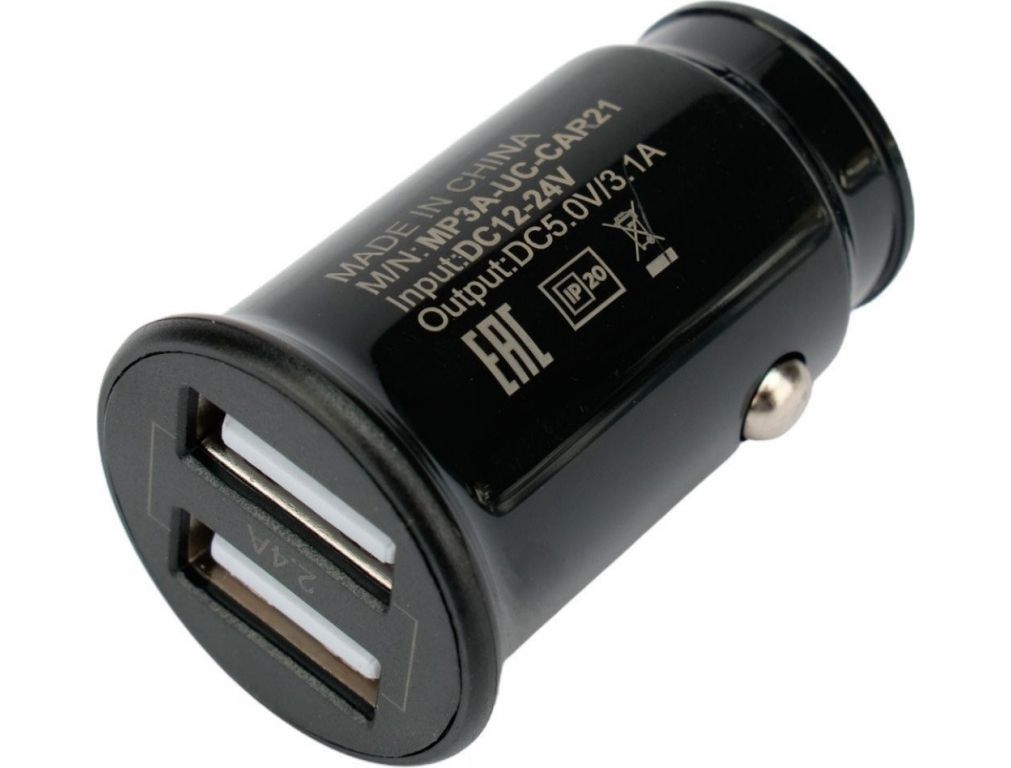 Автомобильное зарядное Cablexpert MP3A-UC-CAR21