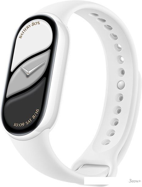 Фитнес-браслет Xiaomi Smart Band 10 M2459B1 (белая керамика, с белым силиконовым ремешком, международная версия) BHR07Y5GL