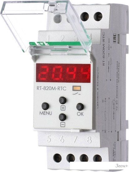 Реле температуры Евроавтоматика F&F RT-820M-RTC EA07.001.020