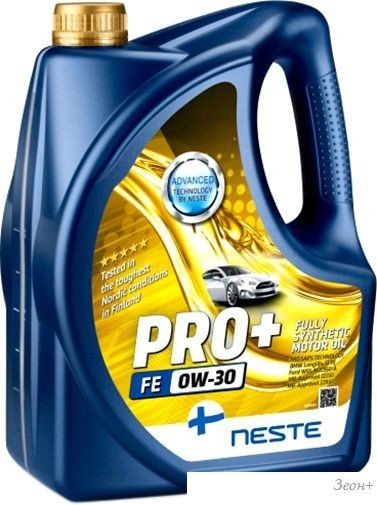 Моторное масло Neste Pro+ FE 0W-30 4л