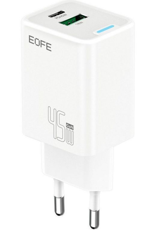 Сетевое зарядное EOFE E406 (белый)