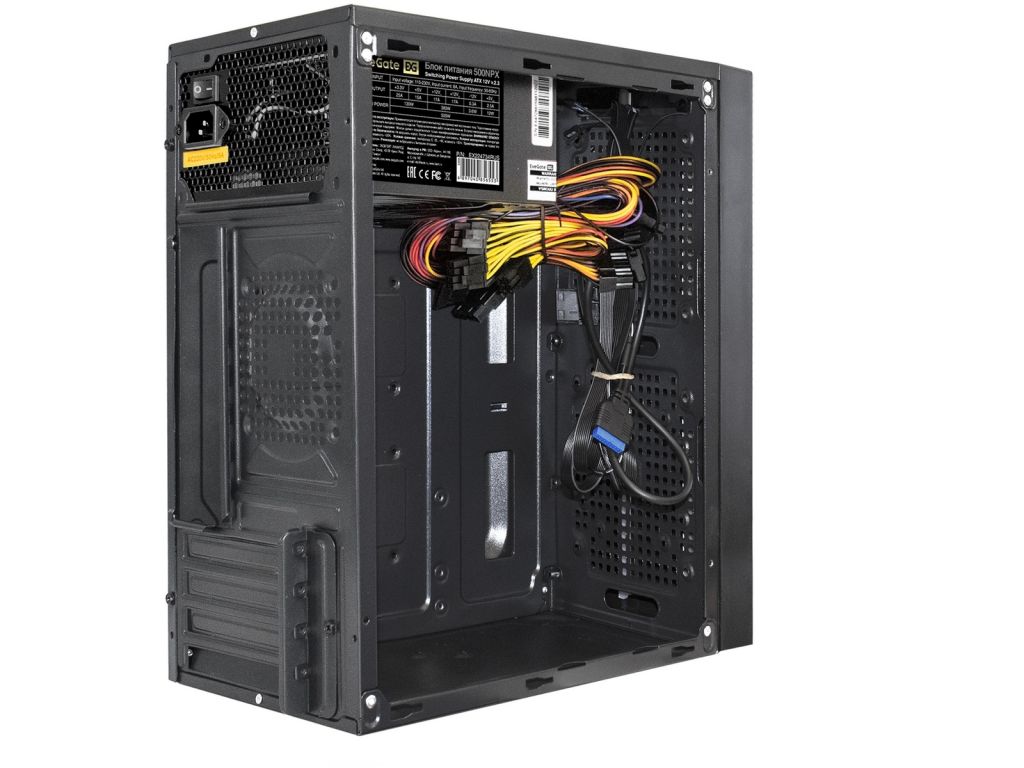 Корпус ExeGate mEVO-9302-RGB 400W EX297474RUS