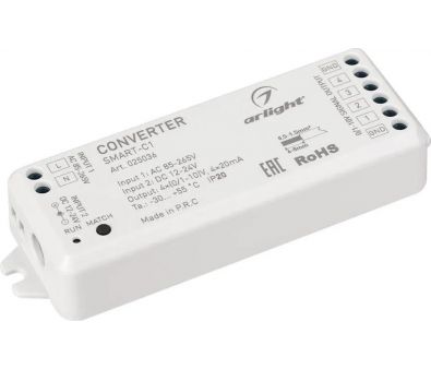  Arlight SMART-C1 (12-24V, RF-0/1-10V, 2.4G) 025036