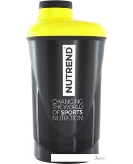 Шейкер Nutrend NT81797 600мл (черный/желтый)