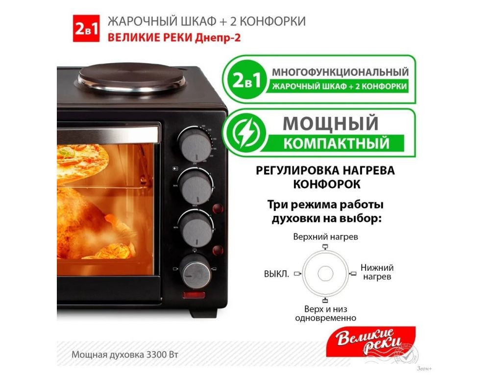 Мини-печь Великие Реки Днепр-2