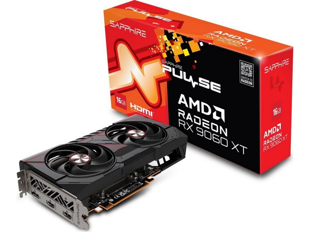 Видеокарта Sapphire Pulse Radeon RX 9060 XT 11350-03-20G