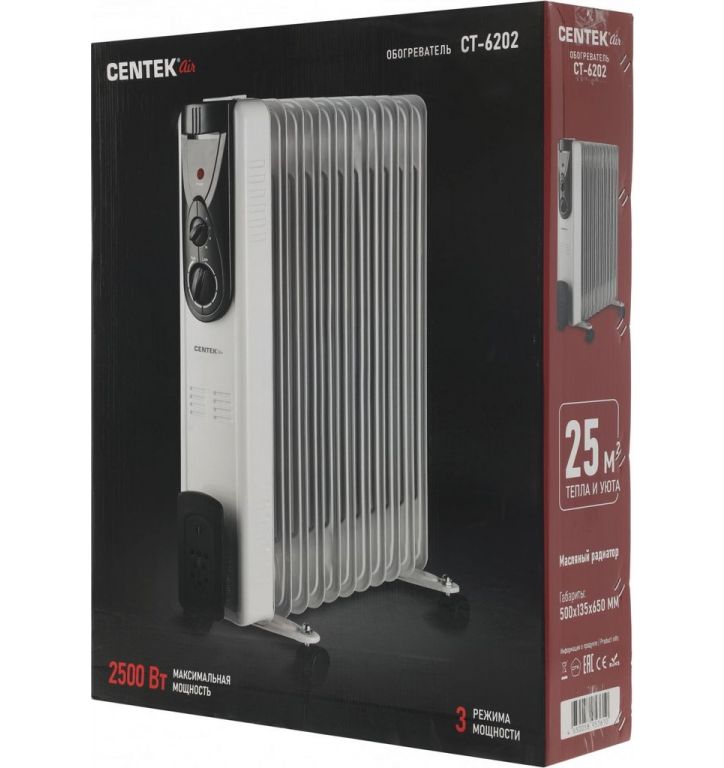 Масляный радиатор CENTEK CT-6202