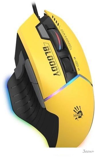 Игровая мышь A4Tech Bloody W95 Max Sports (желтый)
