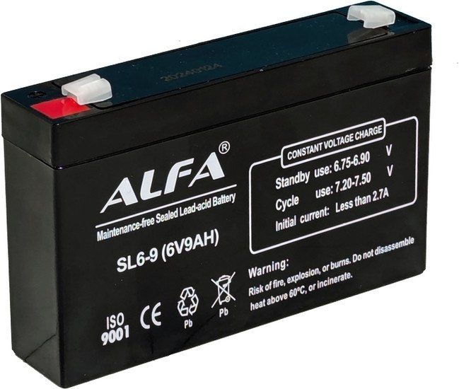 Аккумулятор для ИБП ALFA SL6-9 (6V-9Ah)