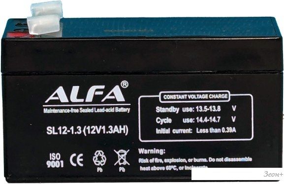 Аккумулятор для ИБП ALFA SL12-1.3 (12V-1.3Ah)