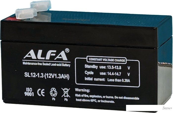 Аккумулятор для ИБП ALFA SL12-1.3 (12V-1.3Ah)
