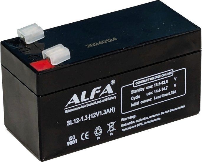 Аккумулятор для ИБП ALFA SL12-1.3 (12V-1.3Ah)