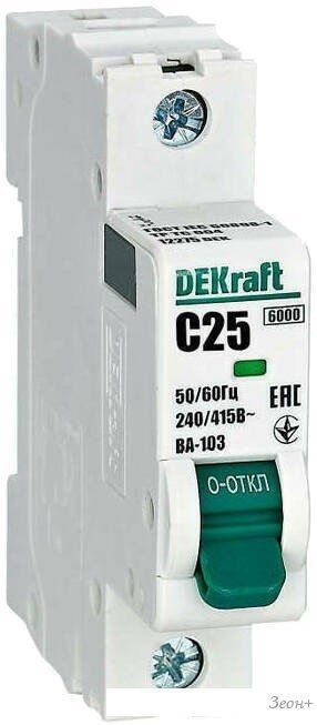 Выключатель автоматический DEKraft 12275DEK