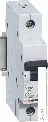 Выключатель автоматический Legrand RX3 1П С 6A 4.5kA 419661