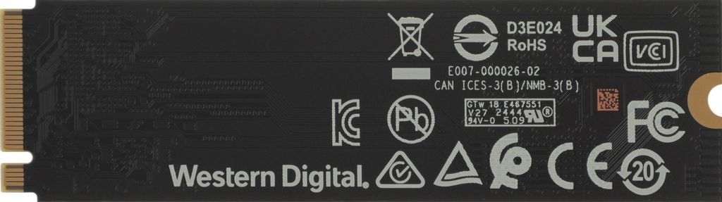 SSD WD Blue SN5000 2TB WDS200T4B0E