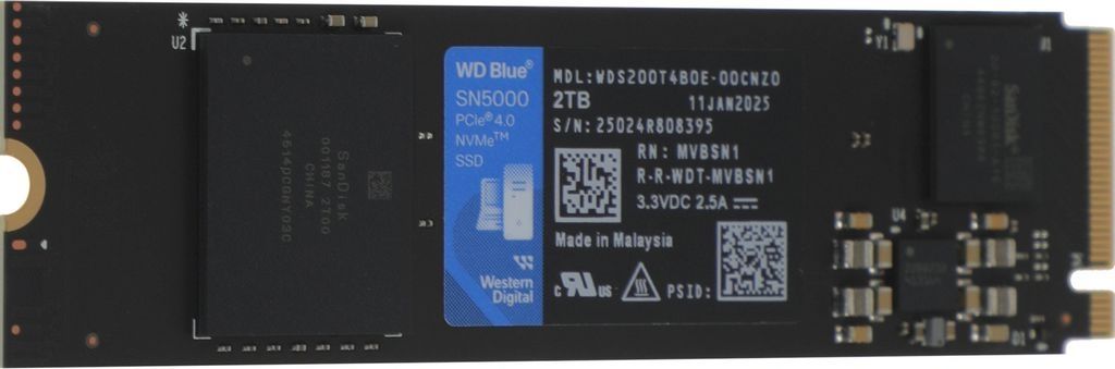 SSD WD Blue SN5000 2TB WDS200T4B0E
