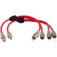 Кабель Aura RCA - RCA RCA-BY1 SE (0.2 м, красный)