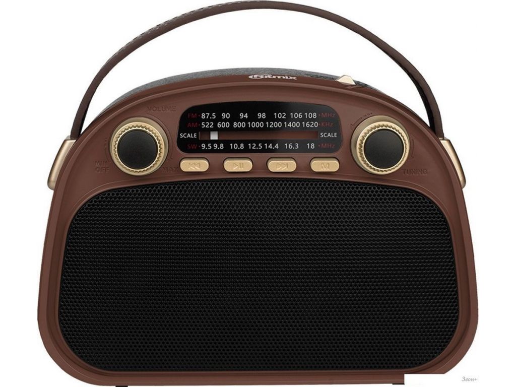 Радиоприемник Ritmix RPR-040 (шоколадный)