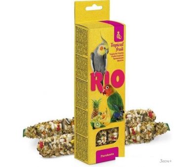 Лакомство для птиц Rio Палочки с тропическими фруктами 2х75 г
