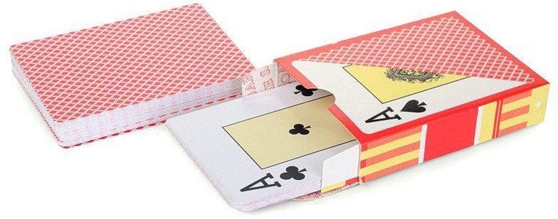 Карточная игра Partida Texas Holdem Thred (красный)