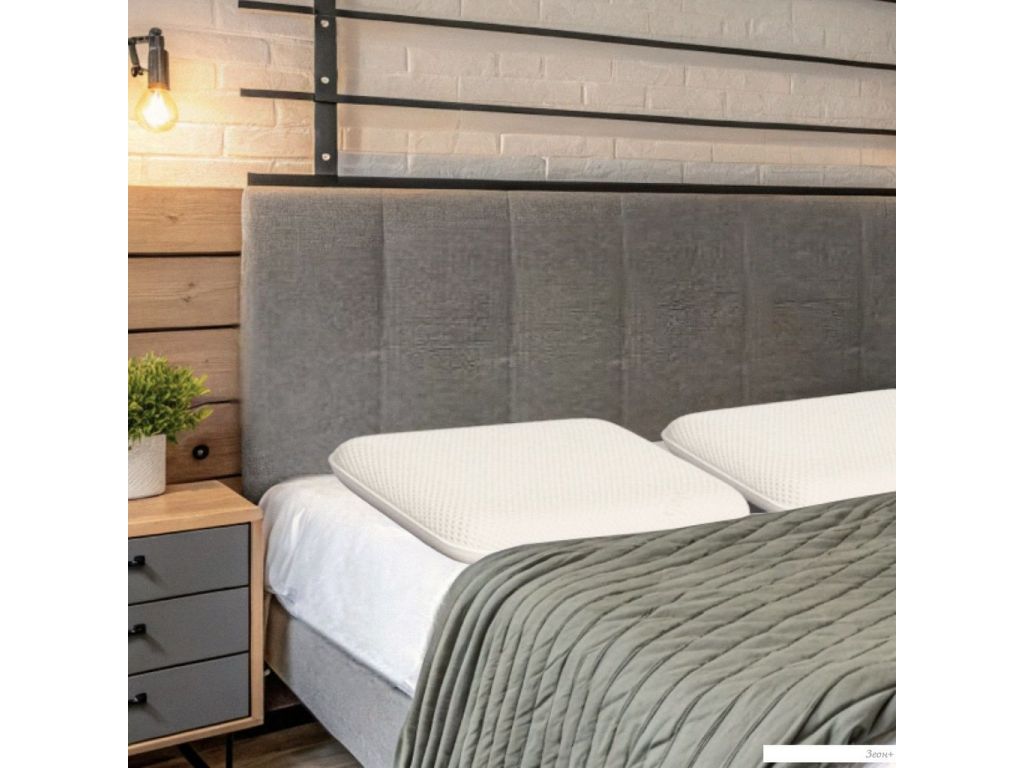 Ортопедическая подушка Mio Tesoro Premium Less Classic 50х32x10 (бабл белый)