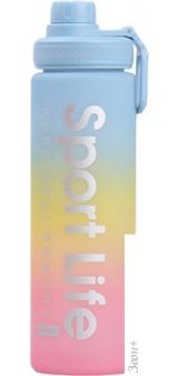 Бутылка для воды Sundays Life (0.8л, голубой)