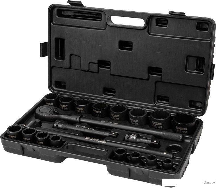 Набор головок слесарных ForceKraft FK-6213-9MPB(58392)