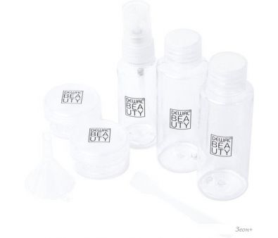Набор флаконов для косметики Dewal Beauty DBTS5S