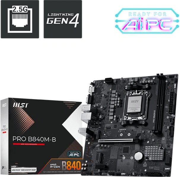 Материнская плата MSI Pro B840M-B