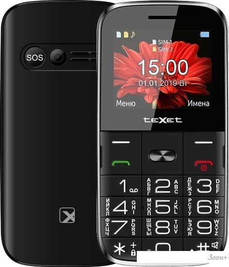 Мобильный телефон TeXet TM-B227 (черный)