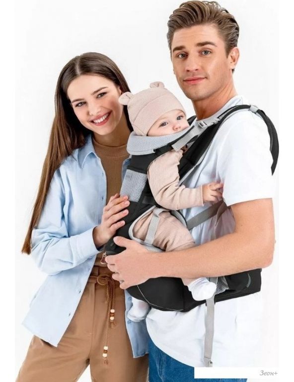 Рюкзак-переноска Amarobaby Carry AB22-30CARRY/09 (черный)