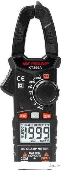 Токовые клещи КВТ PROLINE КТ 200А 79129
