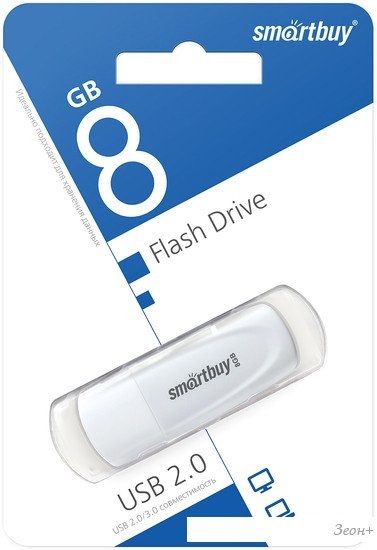 USB Flash SmartBuy Scout 8GB (белый)