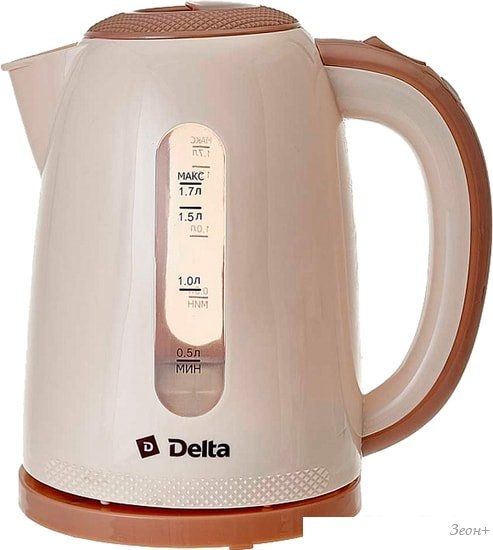 Электрочайник Delta DL-1106 (бежевый)