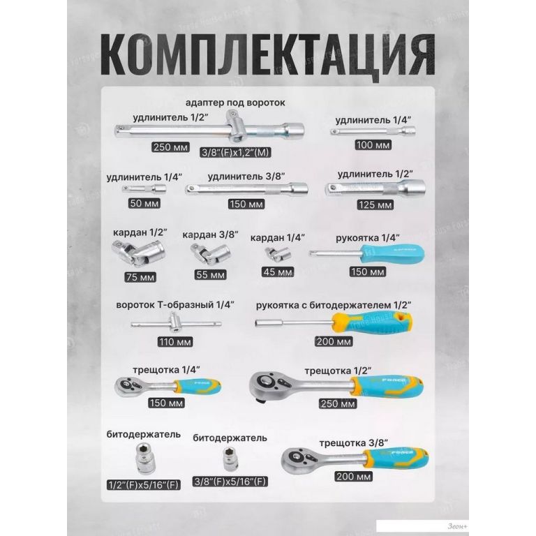Универсальный набор инструментов ILOforce IF-38841(52228)