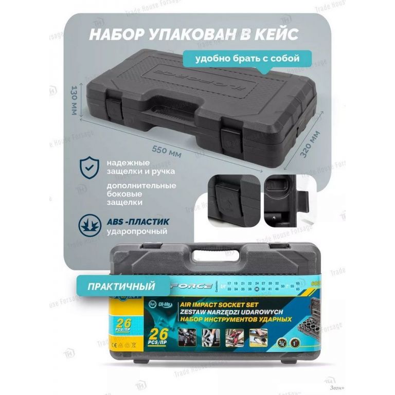 Универсальный набор инструментов ILOforce IF-68262-5MPB (58981)